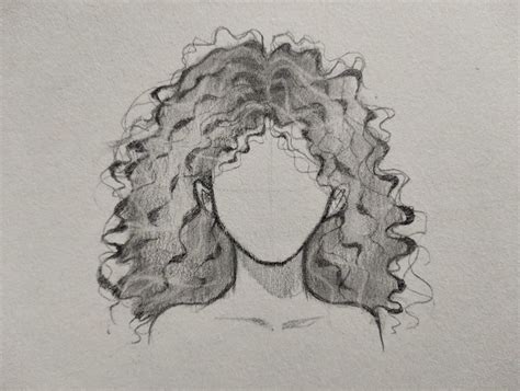 Short Curly Hair Drawing 的图像结果