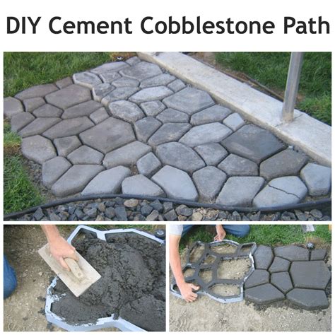 DIY Cement Cobblestone Path Tutorial | Handy & Homemade