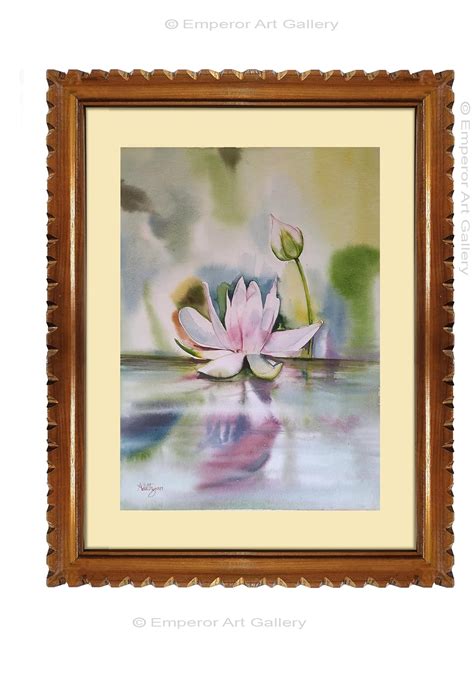EMPEROR ART GALLERY, Original Handmade Water Painting With Teak Wood ...