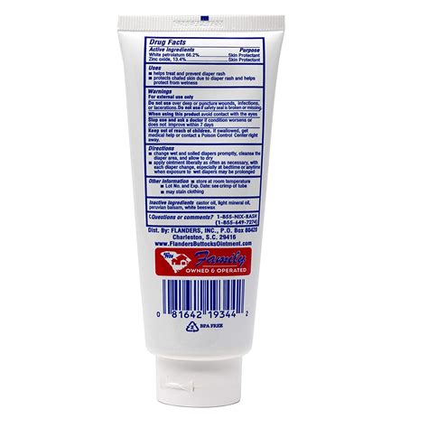 Buy Flanders Buttocks Diaper Rash Ointment - 4 oz Online at Lowest ...