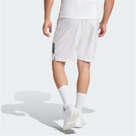 adidas Club Tennis Climacool 3-Stripes Shorts - White | Free Shipping ...