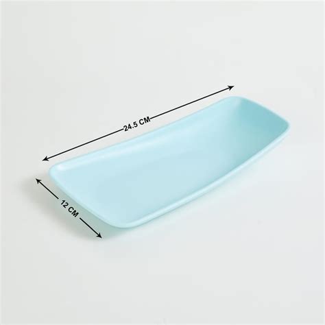 Buy Soulful Pastels Melamine Slanted Serving Platter - 24.5x12cm from ...