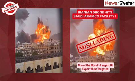 Fact Check: Saudi’s Ras Tanura oil refinery attacked by Iran? No, video ...