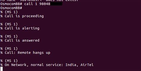 Active analysis of a GSM call through osmocom-bb