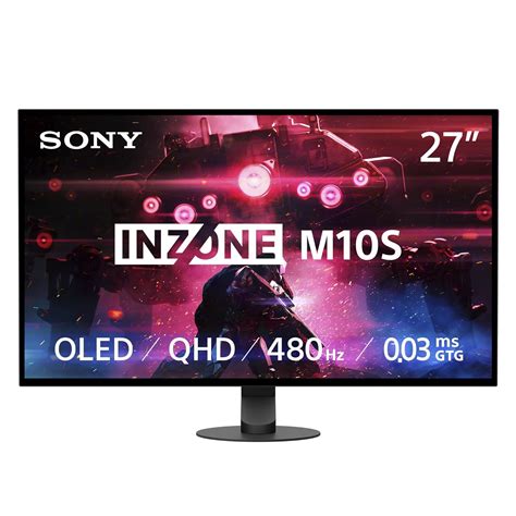 Sony INZONE M10S 27" OLED QHD PC Gaming Monitor: 1440p, 480Hz, 0.03ms ...