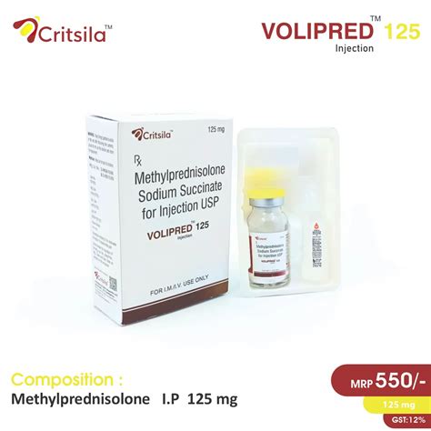 Methylprednisolone (125mg) Injection – Volipred 125 Injection