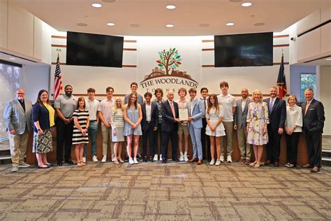 John Cooper School Athletes 2023 The Woodlands Township Proclamation ...