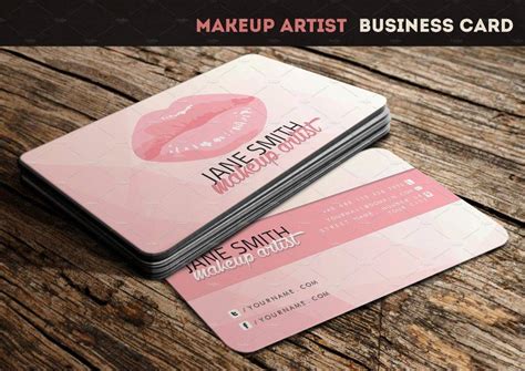 Makeup Artist Business Cards 的图像结果