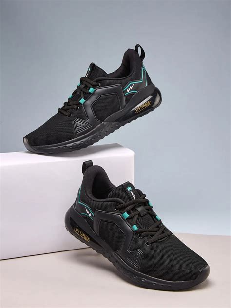 Buy Running Shoes For Men: Patrik-Pro-Blk-T-Blu | Campus Shoes