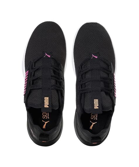 Buy Puma Women's Retaliate Mesh WN's Black-Neon Citrus-Deep Orchid ...