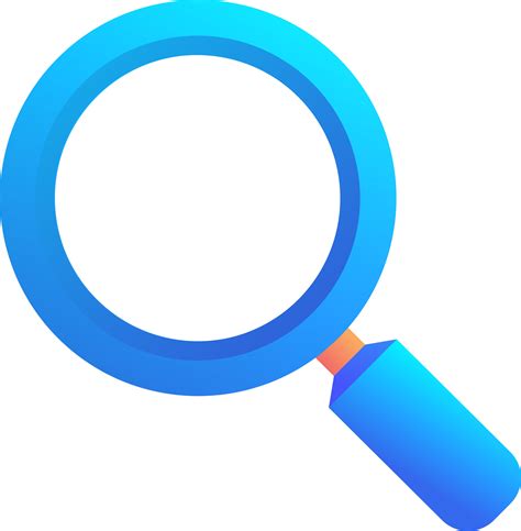 blue magnifying glass 12629751 PNG