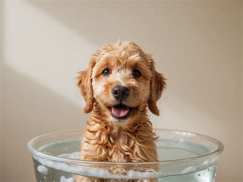 Image result for Cockapoo Puppy Bath