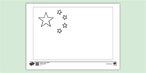 China Flag Colouring - Geography (teacher made) - Twinkl