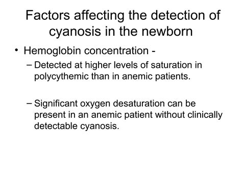 Approach to a neonate with cyanosis | PPT