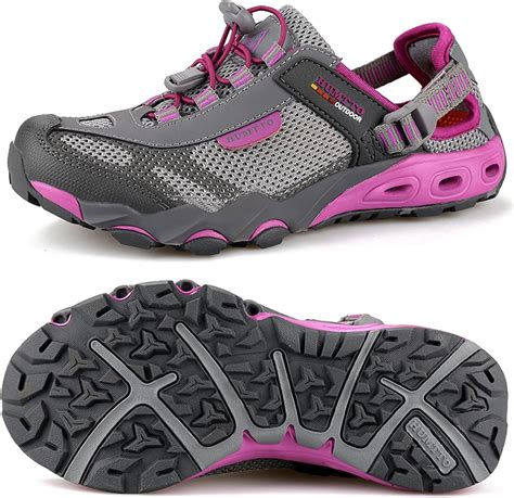 Amazon.com | HUMTTO Women's Amphibious Water Shoes - Closed Toe Hiking ...