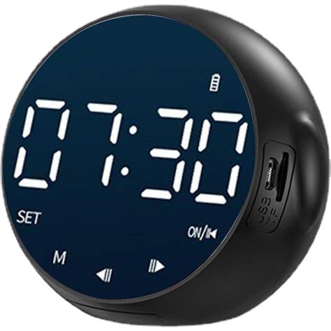 Large Display Alarm Clock Radio with USB Charge – meankart