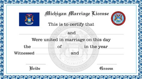 Michigan Marriage License | License Lookup
