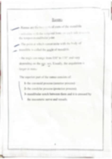 SOLUTION: Anatomy body of mandible ramus of mandible division of the skull tmj - Studypool