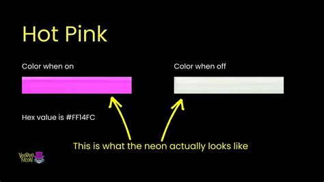 Neon Colors - The Color Palette for Neon Signs - Voodoo Neon