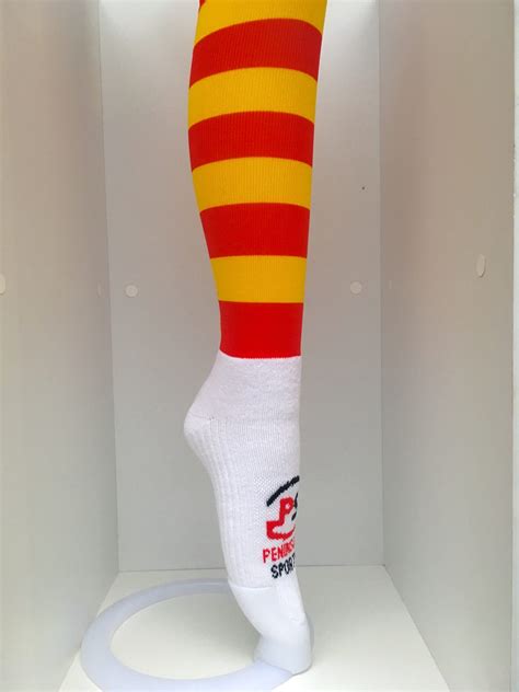 XL Compression Socks Red & Yellow (6-12) - Peninsula Sports