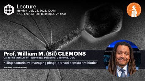 IOCB Lecture – Bil Clemons: Killing bacteria by leveraging phage ...