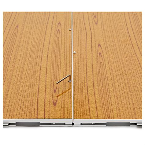 1m x 1m Portable Dance Floor Tile by Gear4music, Wood Finish at Gear4music