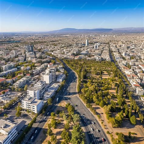 Premium Photo | Aerial view of nicosia capital city of cyprus