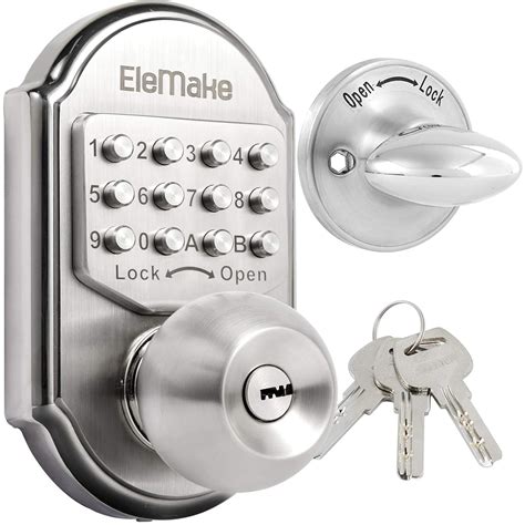 Keyless Entry Keypad Deadbolt Door Lock 304 Stainless Steel 100% ...