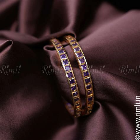 Ragaa Stone Bangles - Lilac