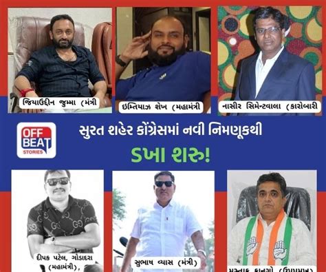 Resignation After New Appointment In Surat City Congress | સુરત શહેર ...