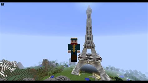 Eiffel Tower Minecraft Tutorial Commentary 的图像结果