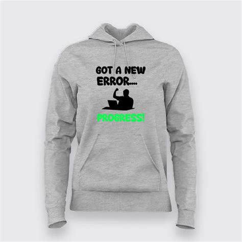 GOT A ERROR PROGRESS! Funny Quotes T-Shirt For Women – TEEZ.in