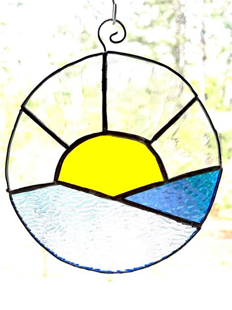 Create Your Own Summer-Inspired Sun & Sea Stained Glass Suncatcher With ...