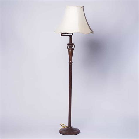 Upcycled Victorian floor lamp