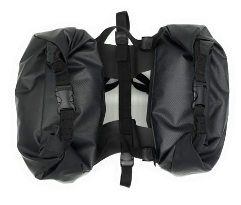 Moosetreks Bikepacking Rear Rack Saddle Pack | Water Resistant Dual ...