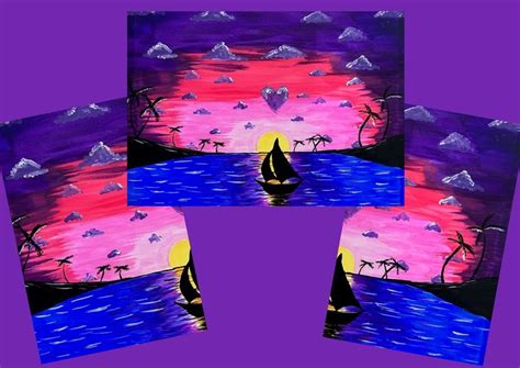 Valentine Special - Tropical Sunset Paint Party @ Rayleigh, Paul Pry ...