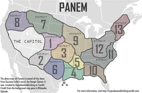 Hunger Games Map Of Districts