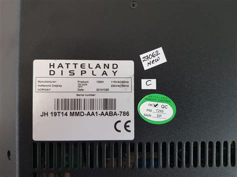 Hatteland display jh 19t14 mmd-aa1-aabr-136 – Aeliya Marine Tech®