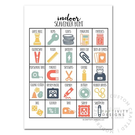 Indoor Scavenger Hunt Ideas 7 Insanely Fun Printable Fall Scavenger