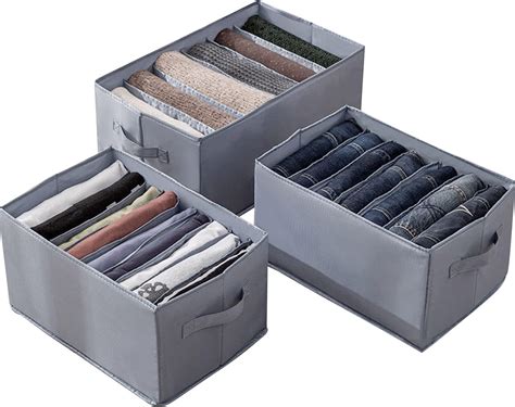 House of Quirk Foldable Cloth Storage Box Closet Dresser Drawer ...