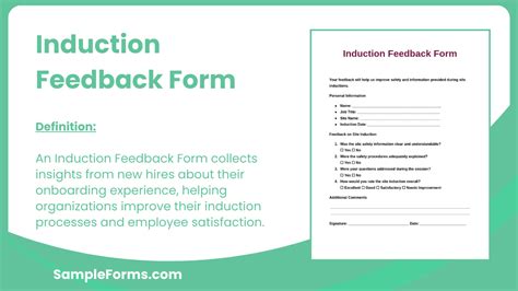Image result for Induction Program. Feedback Form