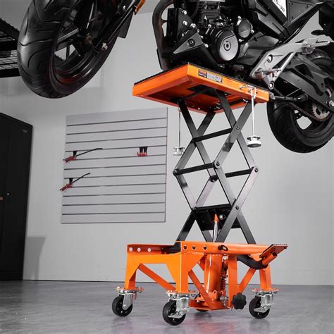 VEVOR Hydraulic Motorcycle Lift Table, 350 Lbs Capacity Motorcycle ...