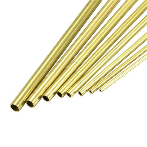 uxcell Brass Tube, 2mm 2.5mm 3mm 3.5mm 4mm 4.5mm 5mm 5.5mm OD x 0.5mm ...