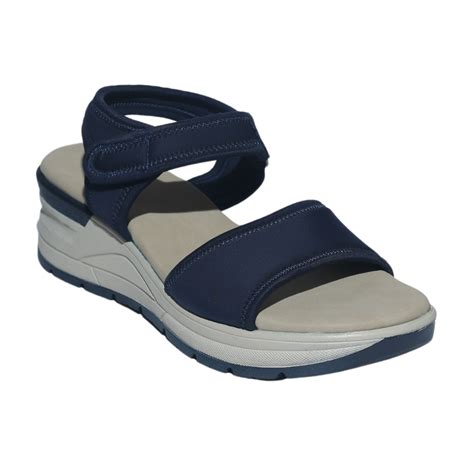 Navy Sandals with Velcro Strap – Koblerr