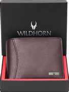 WILDHORN Men Casual Black Genuine Leather Wallet Black - Price in India ...