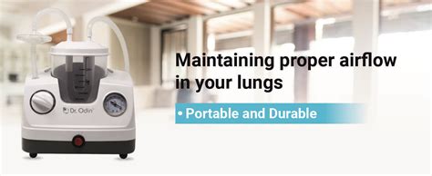 Dr. Odin OSU 301 Portable Phlegm Suction Machine with 1200ml Jar, Oil ...