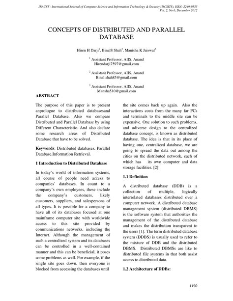 Image result for Parallel vs Distributed Database