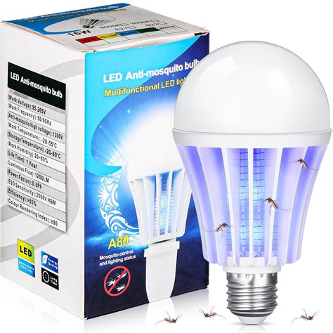 Amazon.com : Qualirey Bug Zapper Light Bulb Bulk 2 in 1 Electronic ...