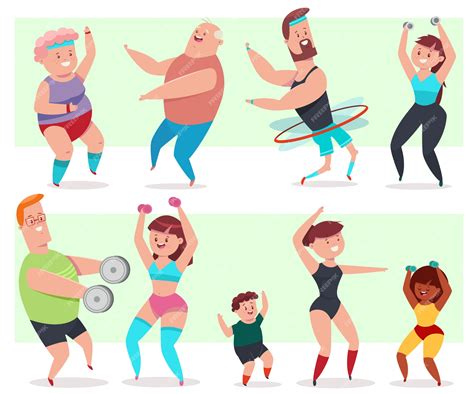 Doing Exercise Cartoon 的图像结果