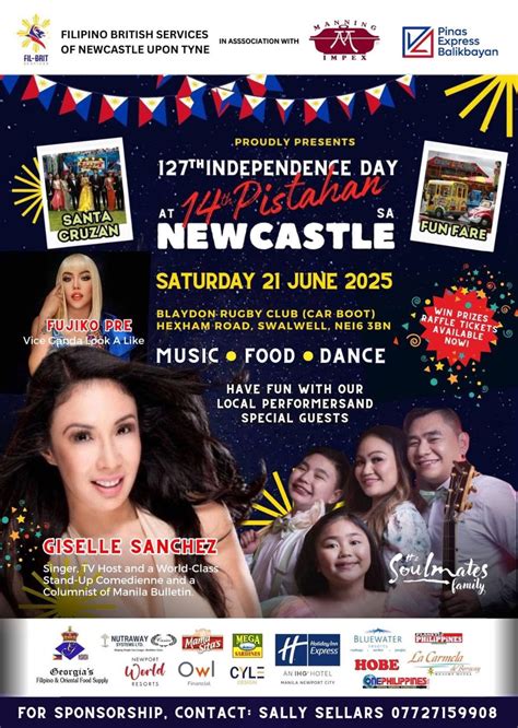 “Pistahan sa Newcastle” Newcastle Barrio Fiesta 2025, Blaydon Rugby ...